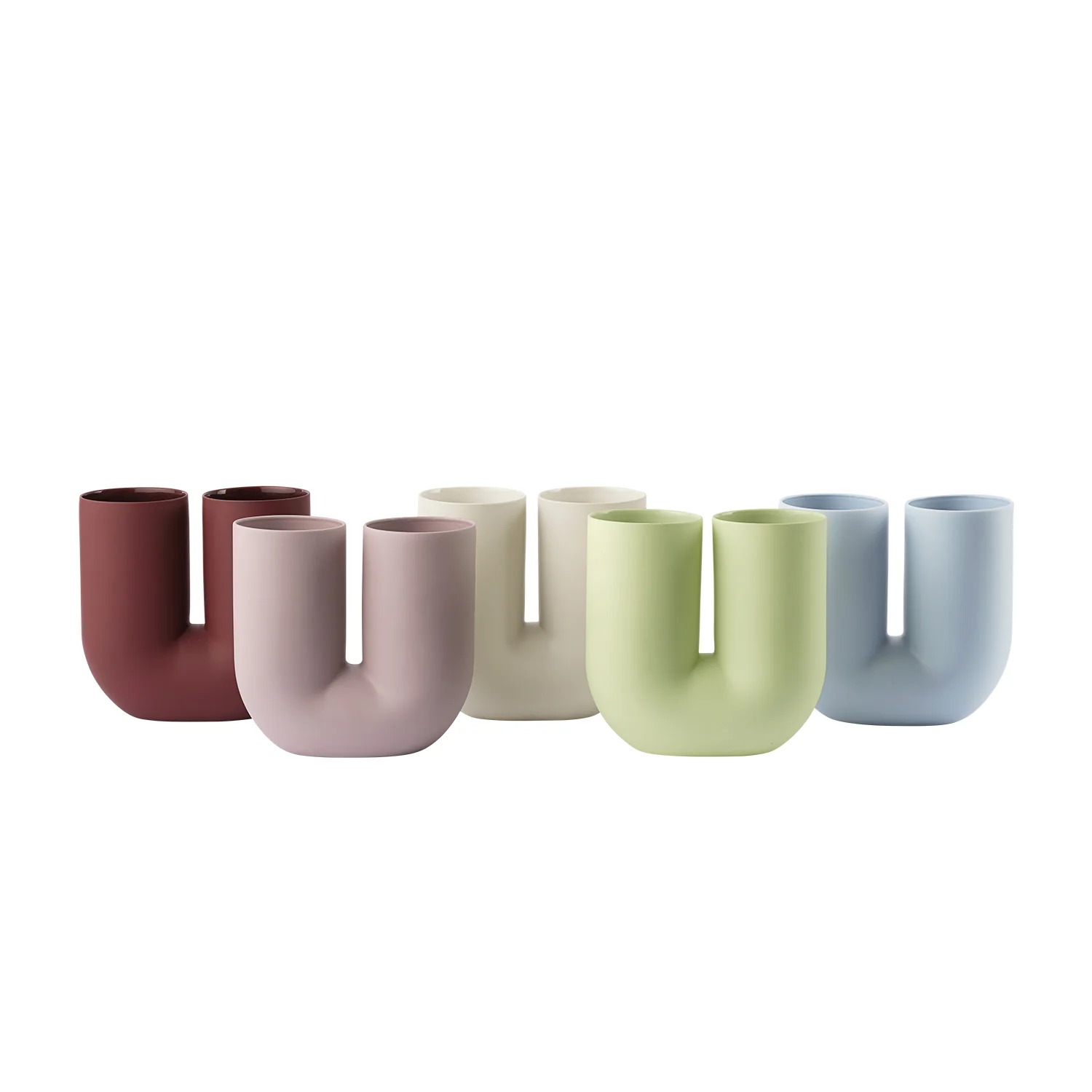 muuto | kink vase | dusty lilac porcelain 26cm - Image 10