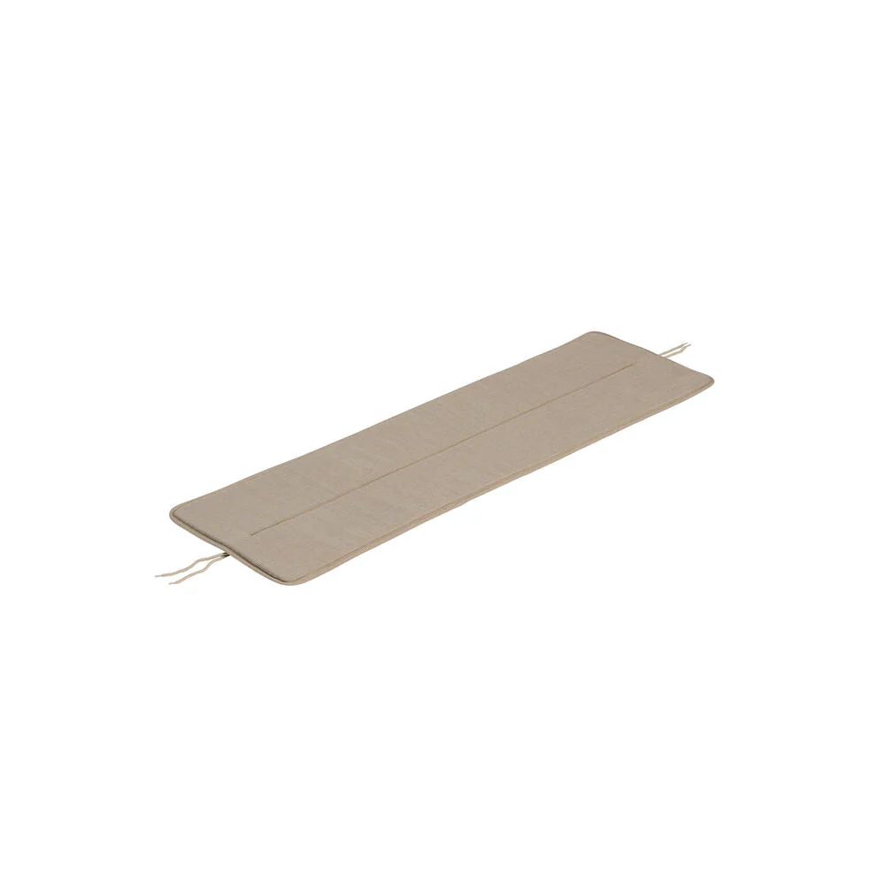 PARTS: muuto | linear steel bench seat pad | warm beige 110cm - discontinued