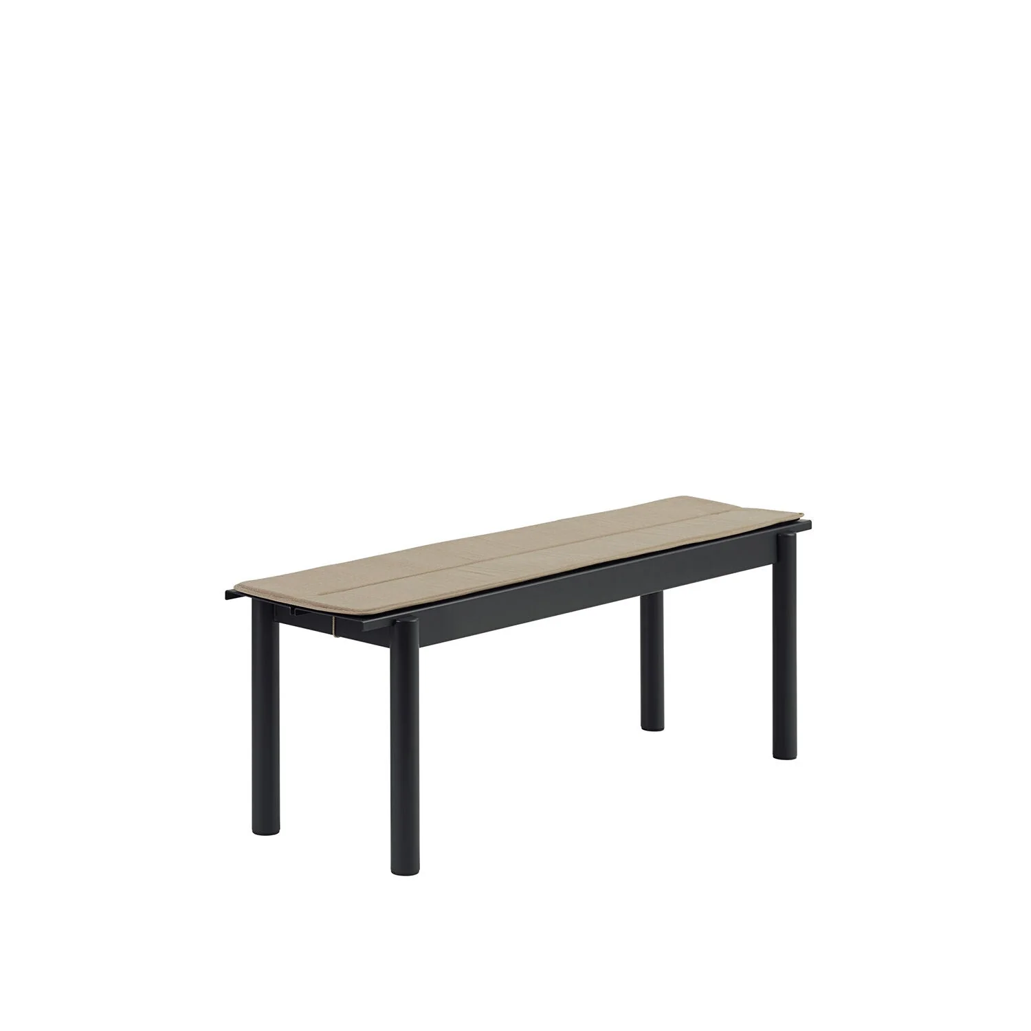 PARTS: muuto | linear steel bench seat pad | warm beige 110cm - discontinued - Image 2