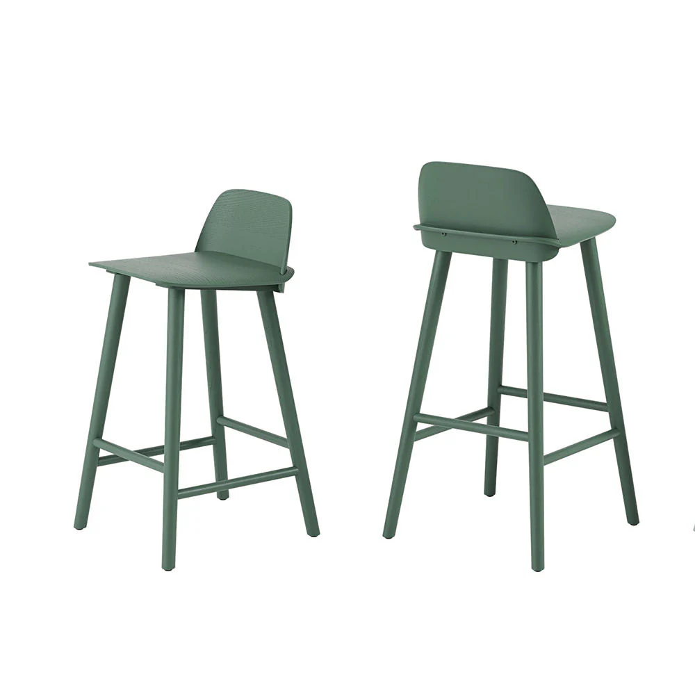 muuto | nerd bar stool | 75cm green ~ DC - Image 3