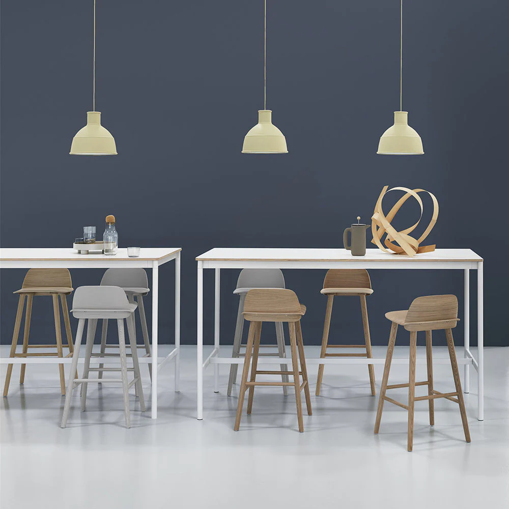 muuto | nerd bar stool | 75cm grey ~ DC - Image 3