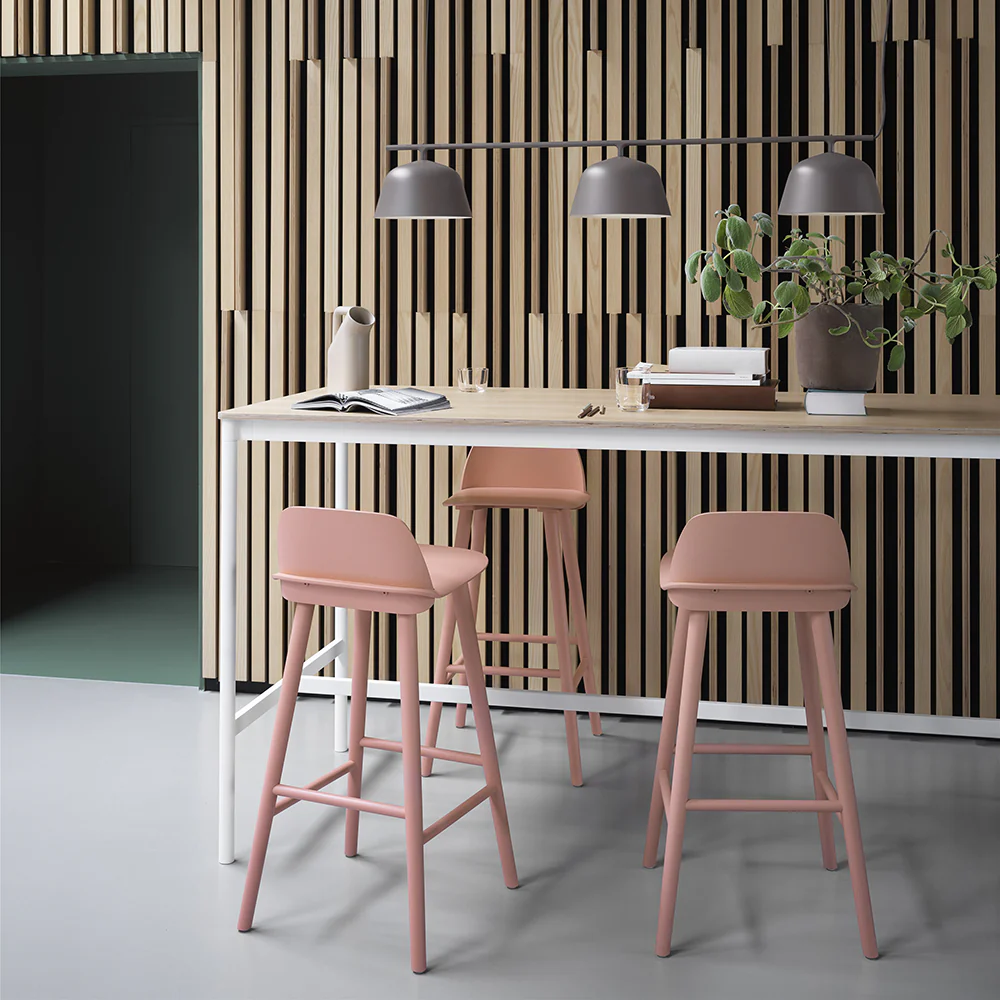 muuto | nerd bar stool | 75cm grey ~ DC - Image 4