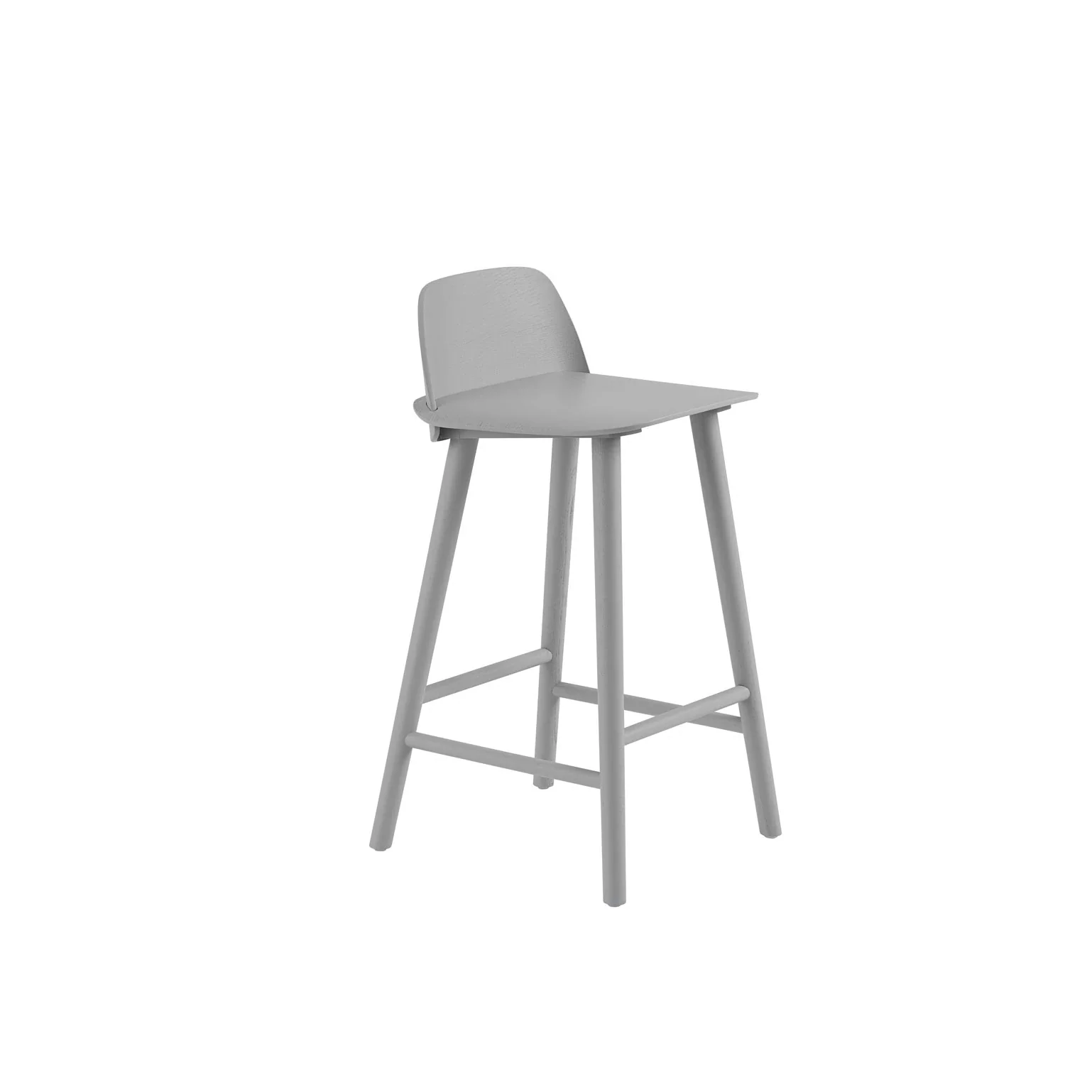 muuto | nerd counter stool | 65cm grey - Image 3