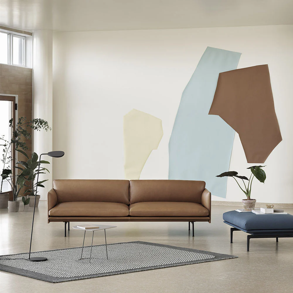muuto | outline sofa 3 seater | refine leather cognac - Image 9
