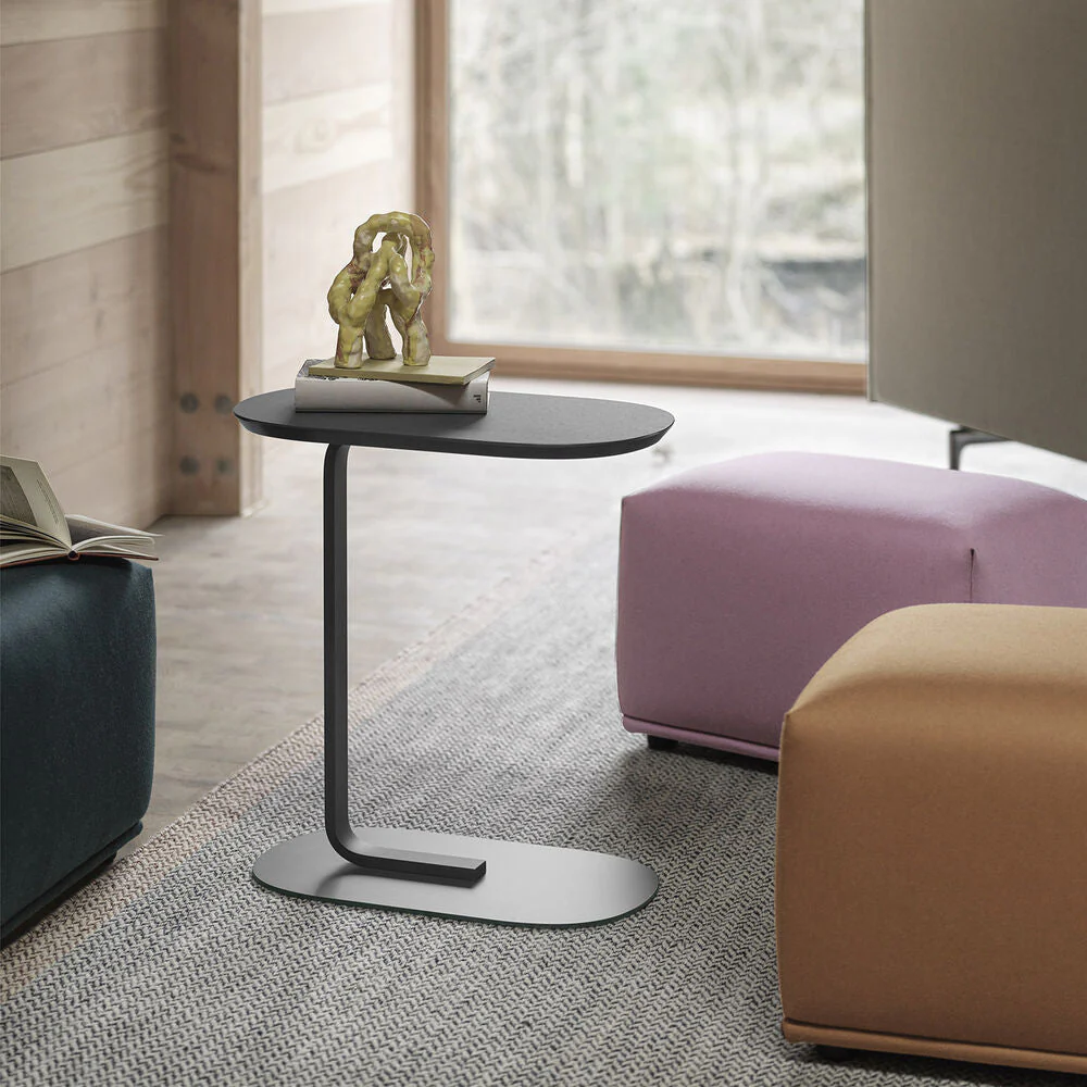 muuto | relate side table | black 60.5cm - Image 5