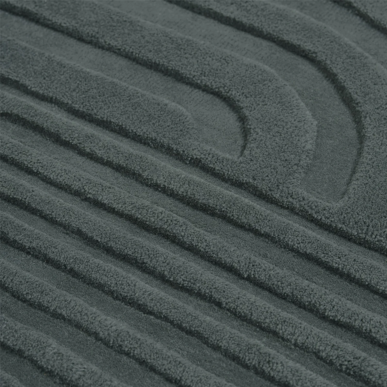 muuto | relevo rug | dark green 170x240cm - Image 2