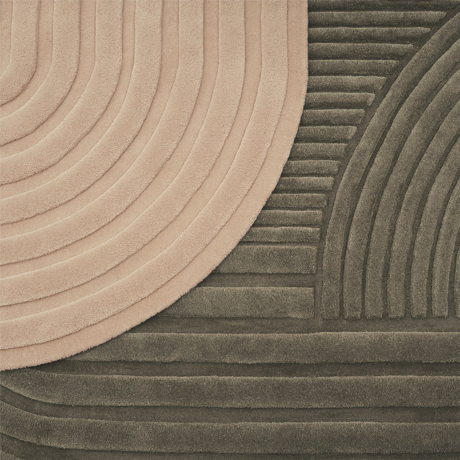 muuto | relevo rug | taupe 200x300cm - Image 5