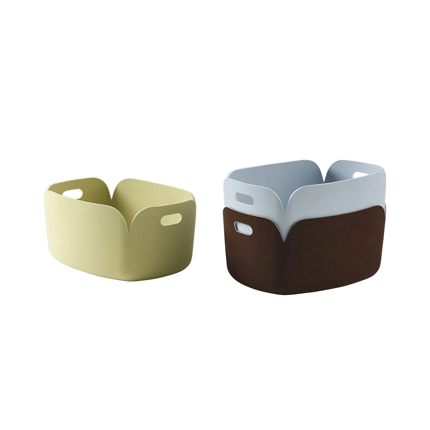 muuto | restore basket 48cm | dark brown - Image 5