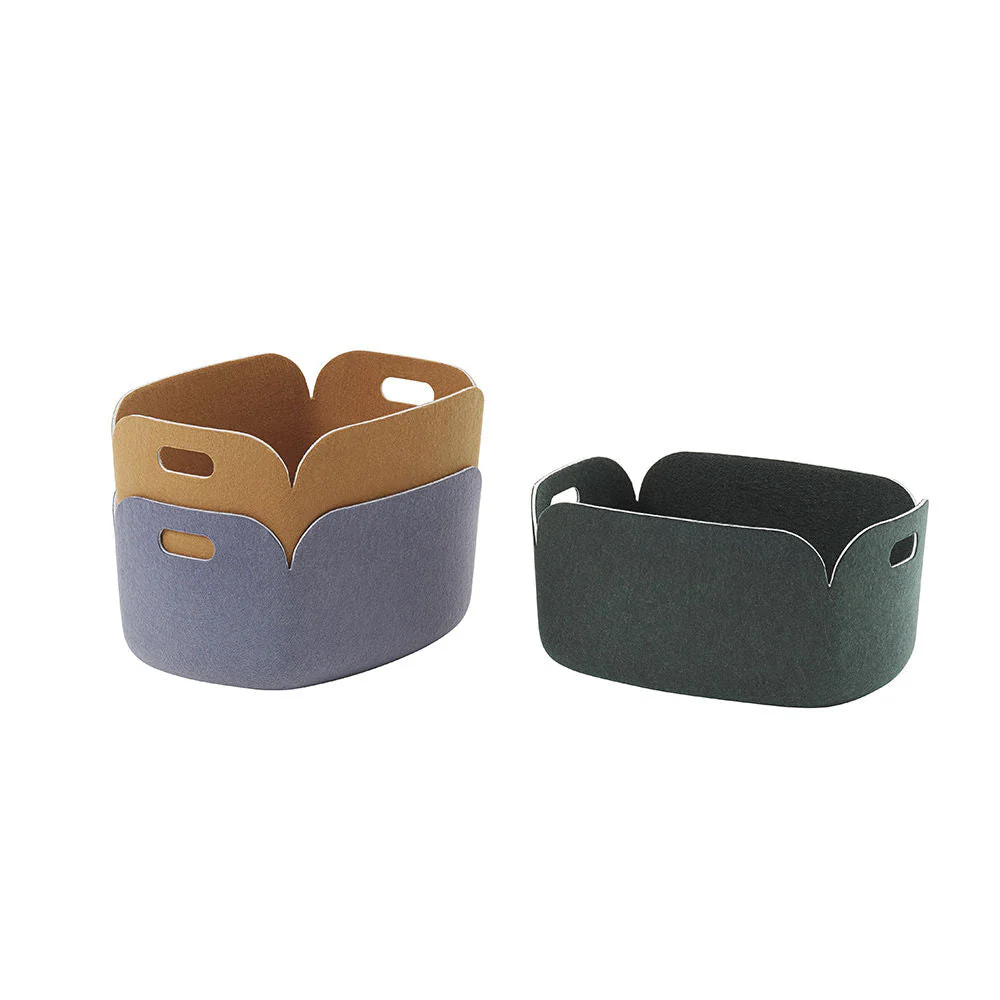 muuto | restore basket 48cm | dark green - Image 3