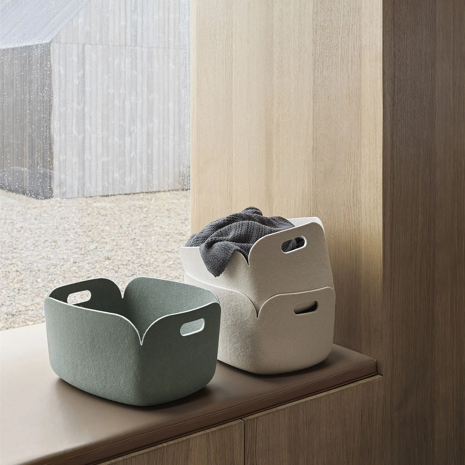 muuto | restore basket 48cm | dark green - Image 6