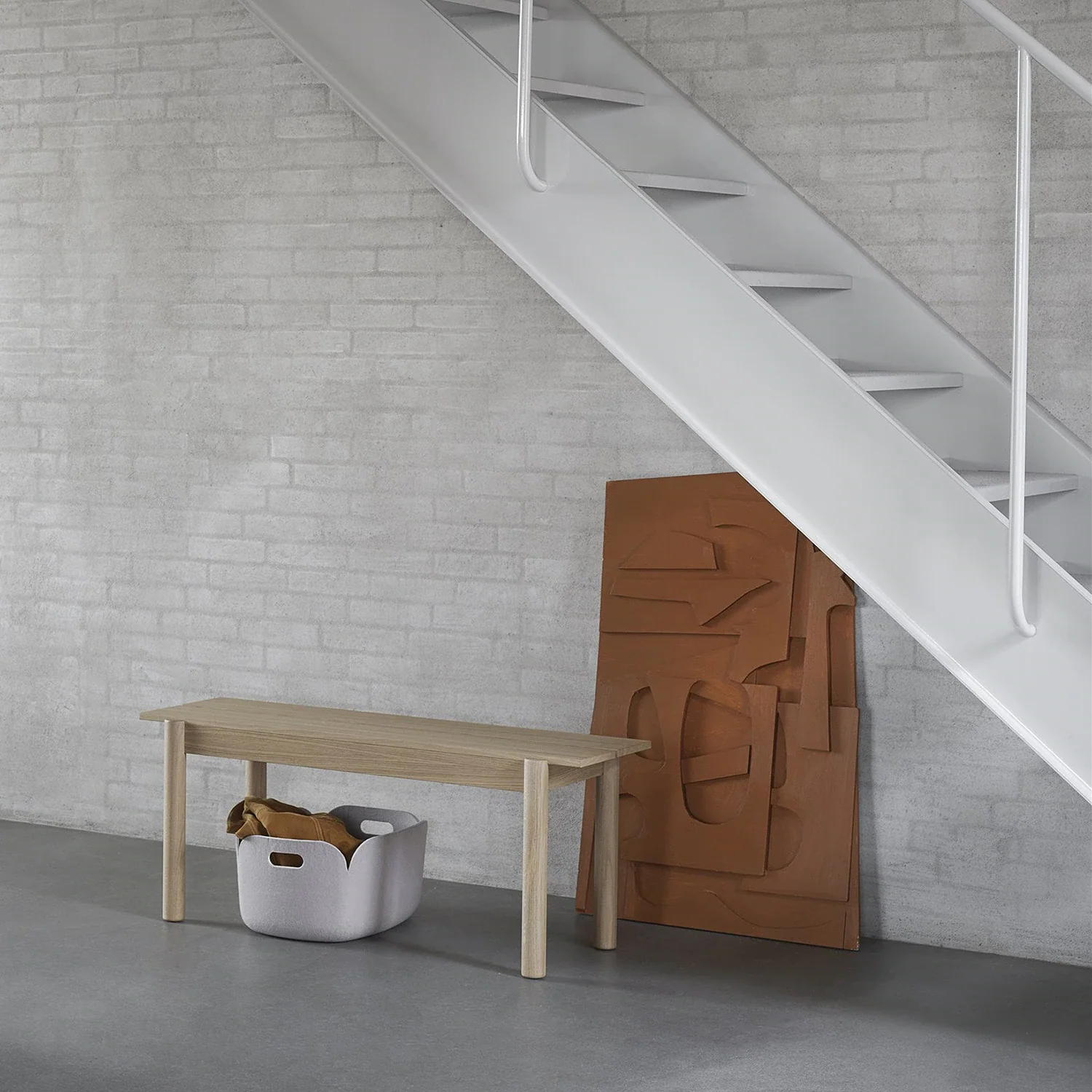 muuto | restore basket 48cm | grey melange - Image 10