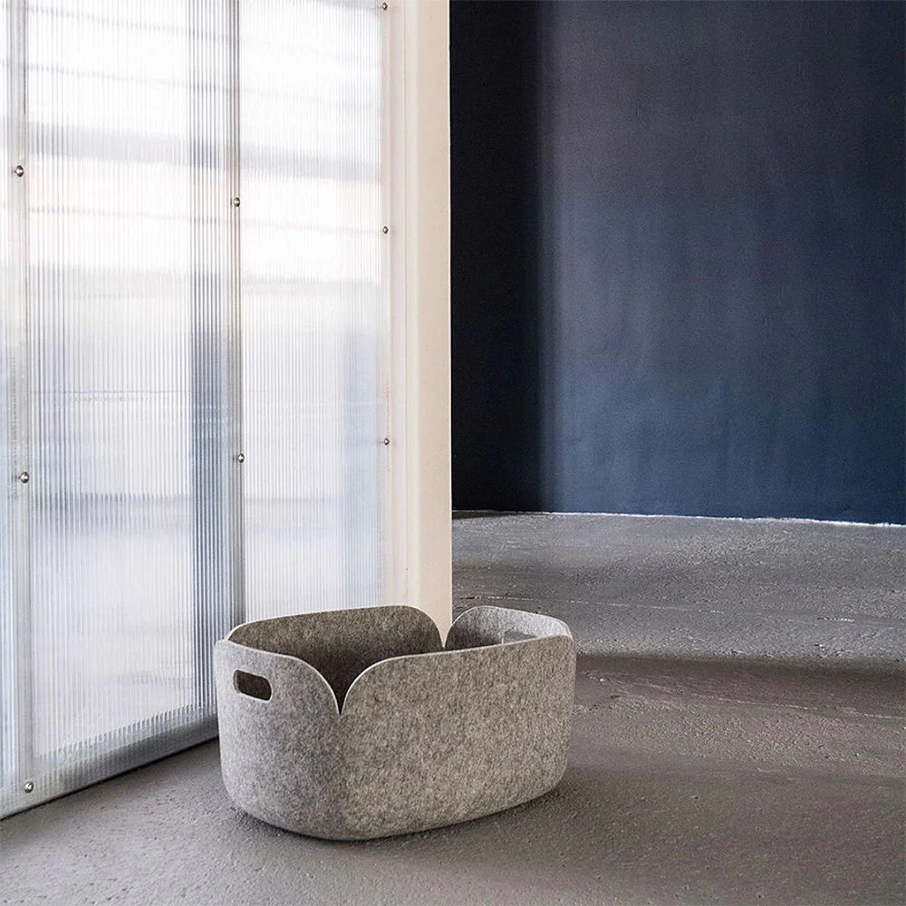 muuto | restore basket 48cm | grey melange - Image 6