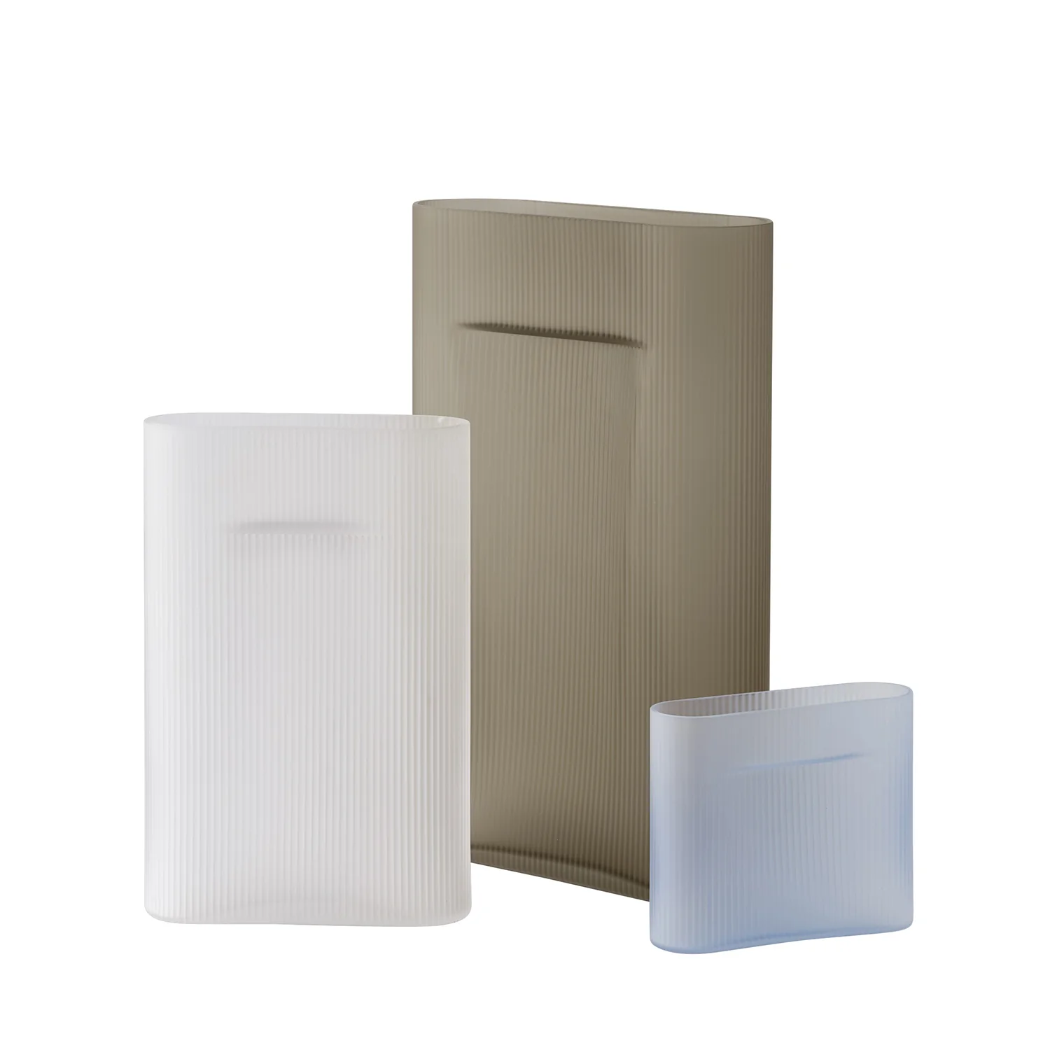 muuto | ridge vase | taupe 48.5cm - Image 3