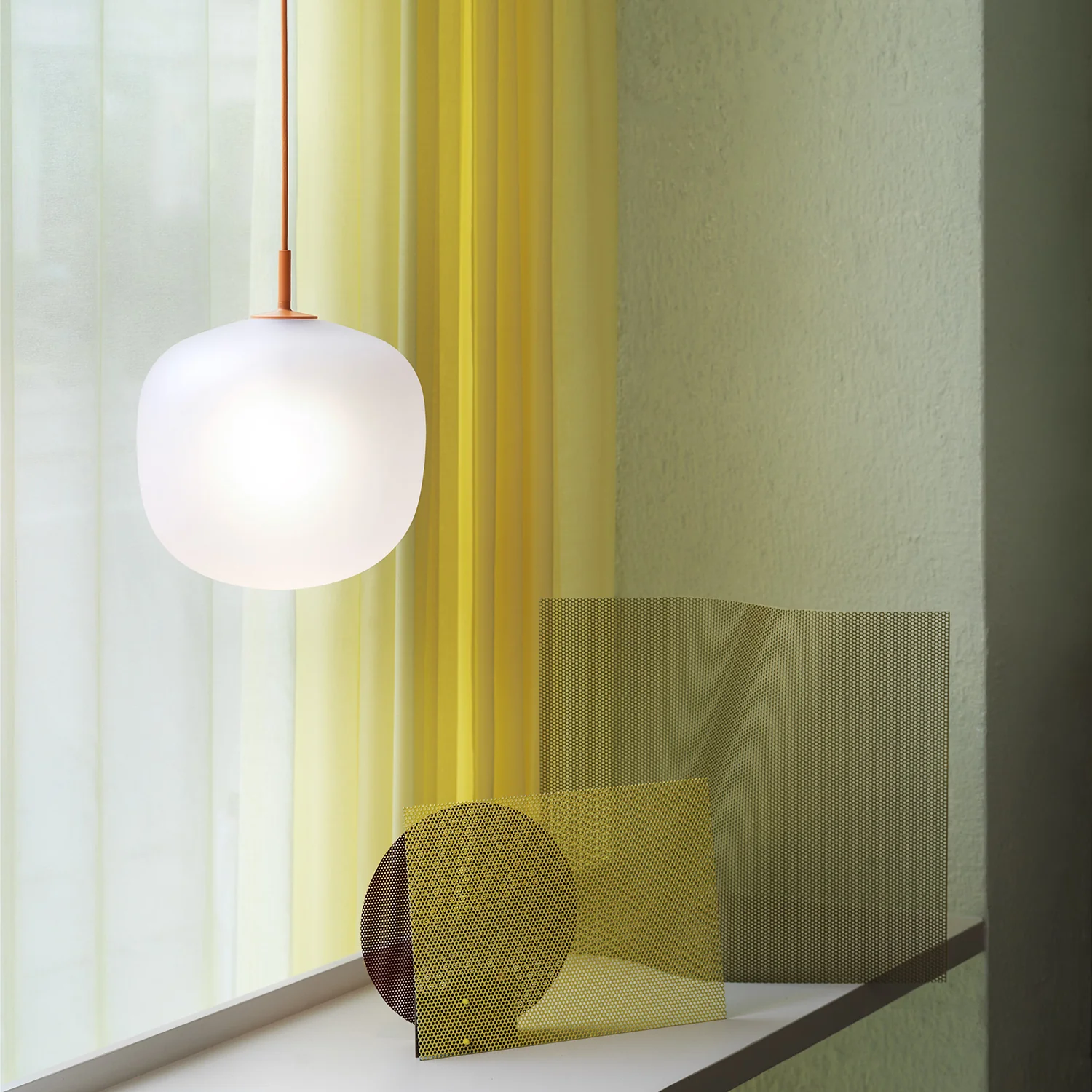 muuto | rime pendant lamp | orange 25cm - Image 3