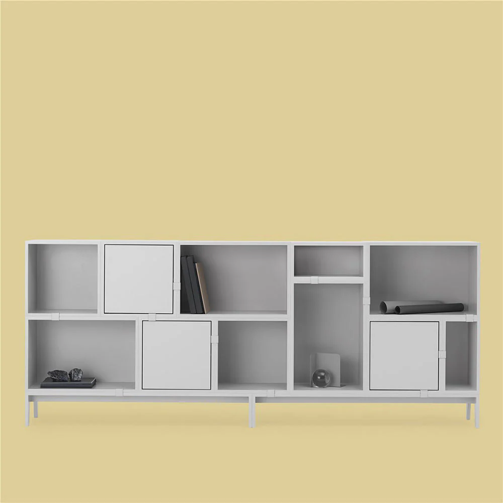 muuto | stacked storage system | podium | light grey - discontinued - Image 4