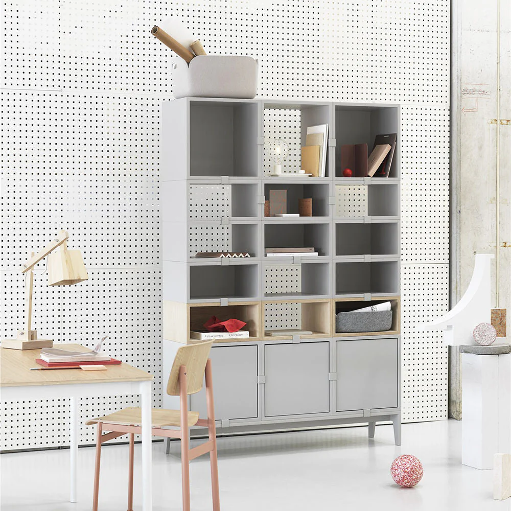 muuto | stacked storage system | podium | light grey - discontinued - Image 5