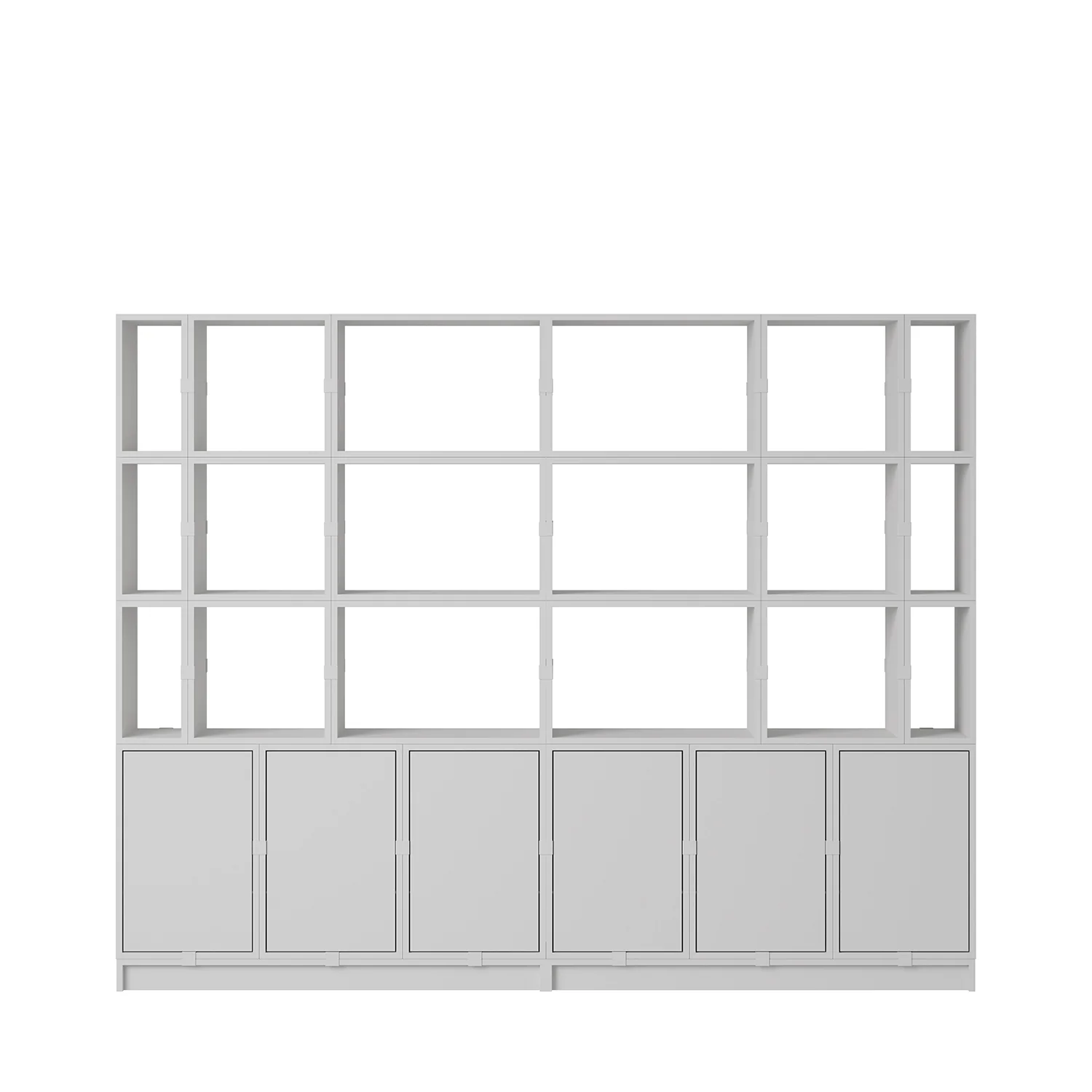 muuto | stacked storage system | plinth 131cm | grey - Image 3