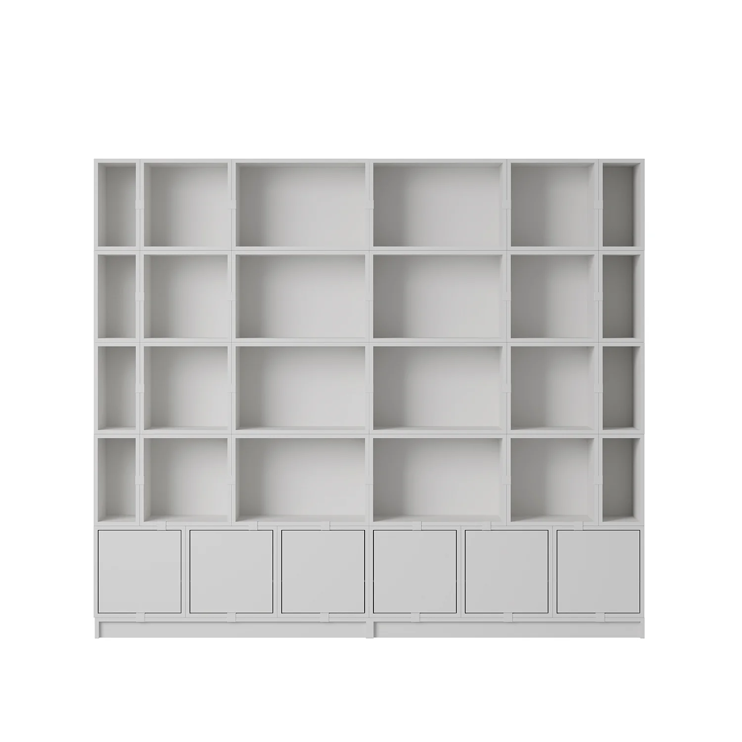muuto | stacked storage system | plinth 131cm | grey - Image 5