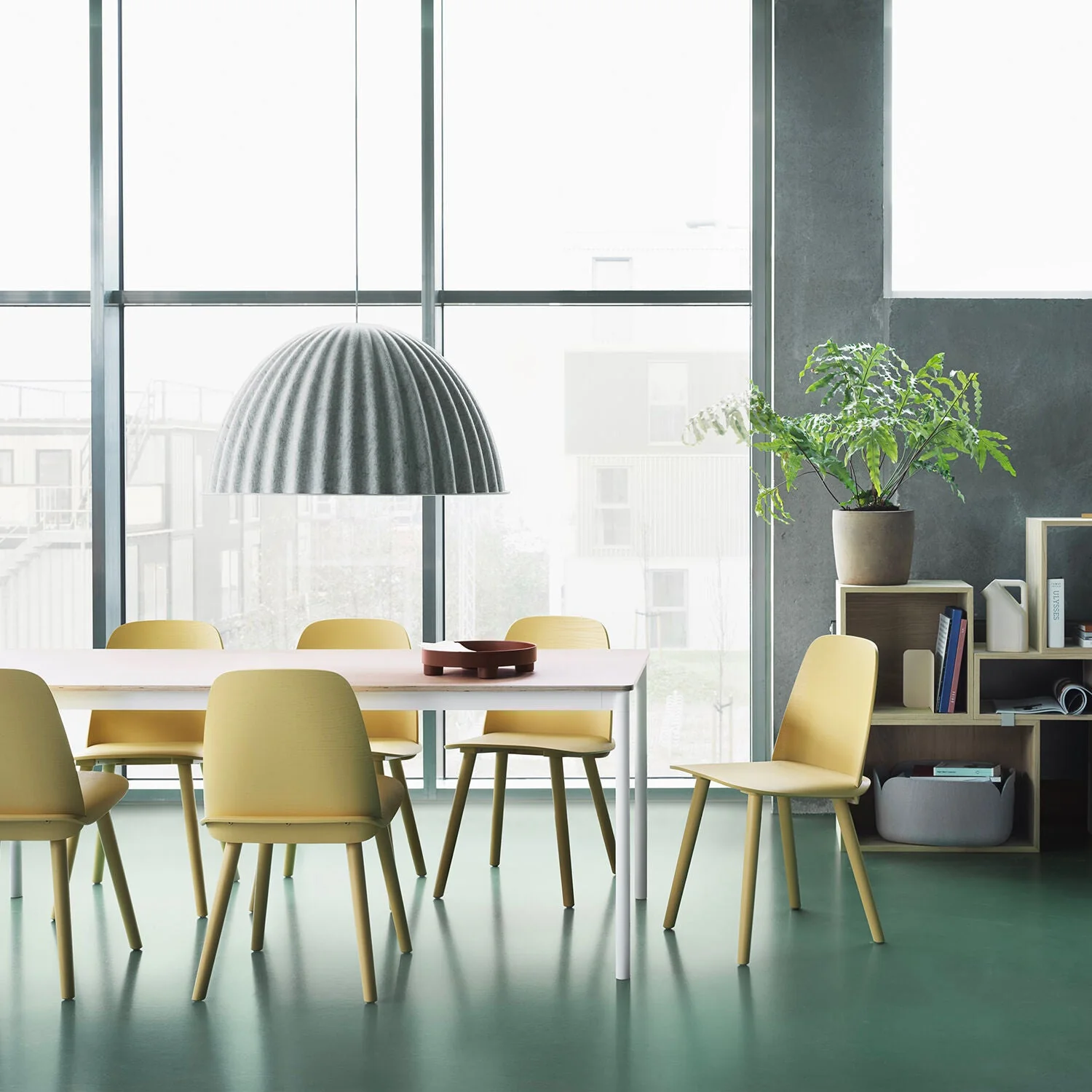 muuto | under the bell pendant | grey 82cm - Image 5