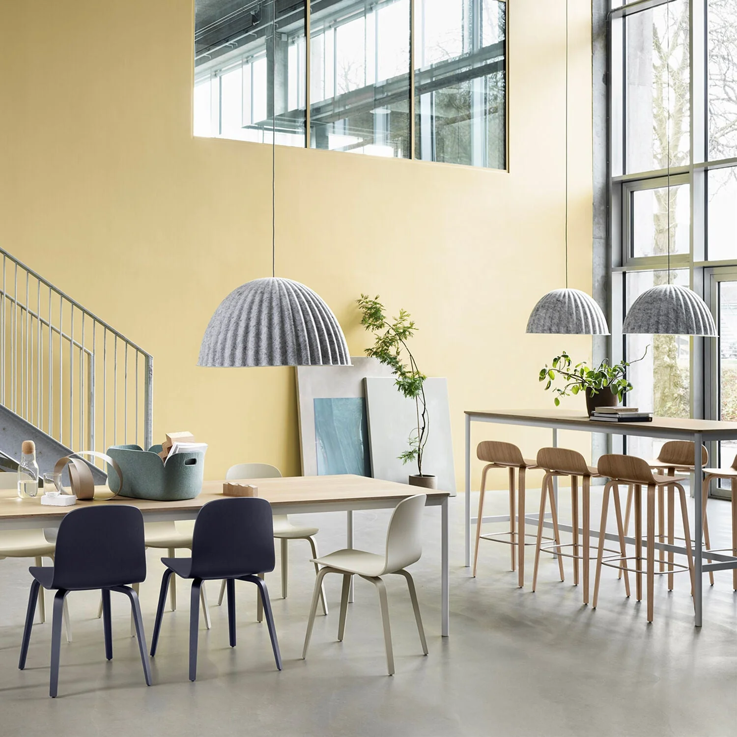 muuto | under the bell pendant | grey 82cm - Image 6