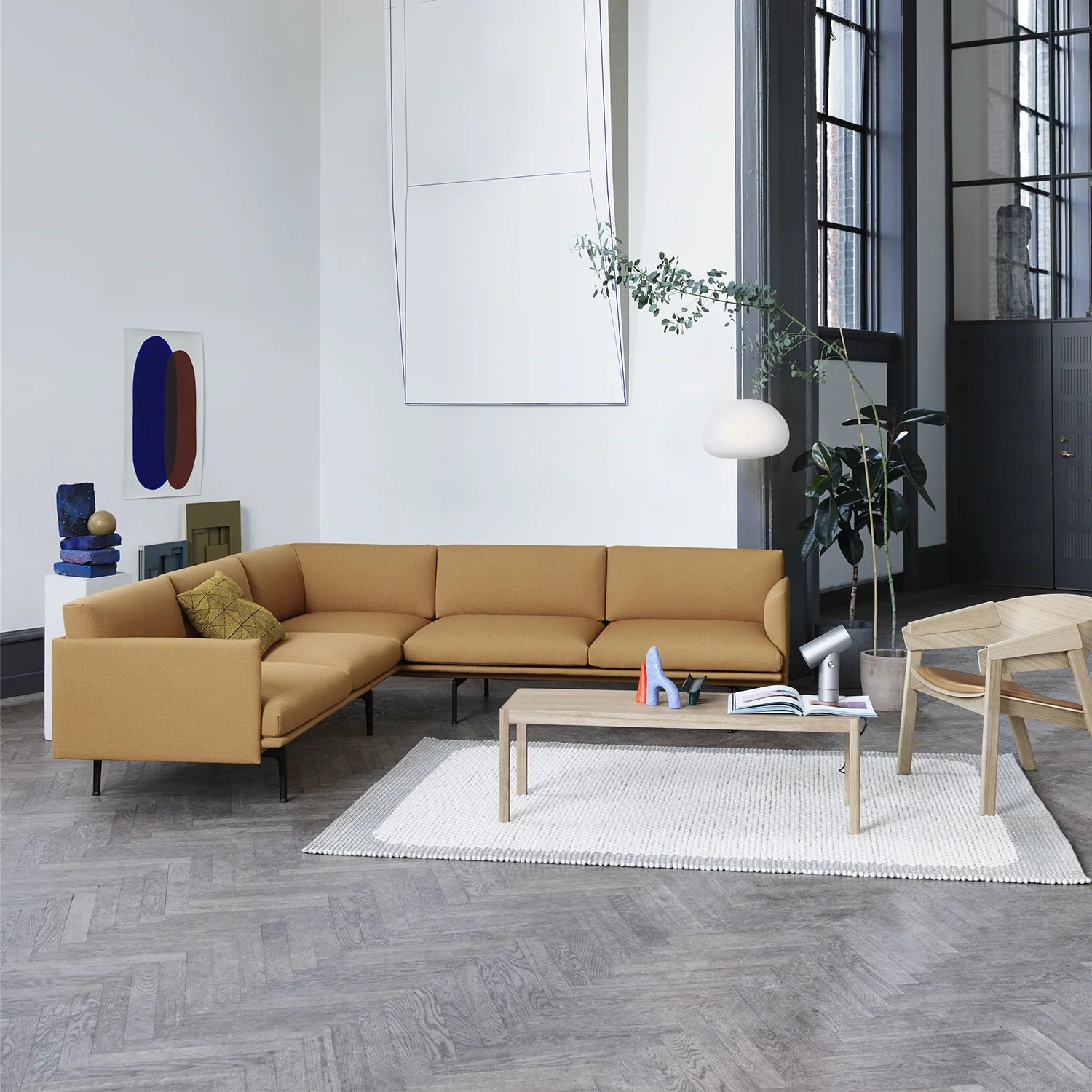 muuto | workshop coffee table | oak 120cm - Image 24