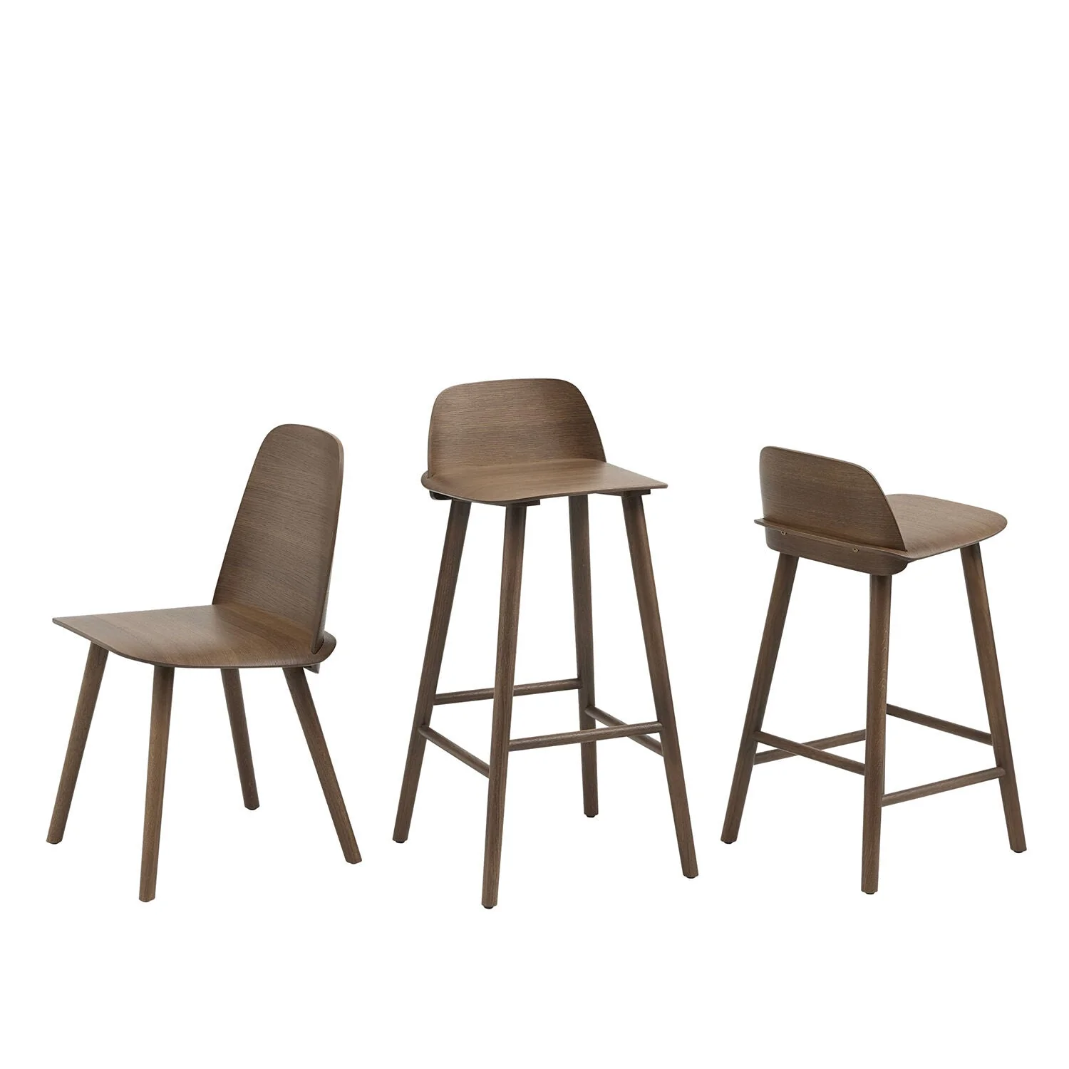 muuto | nerd chair | stained dark brown - Image 5