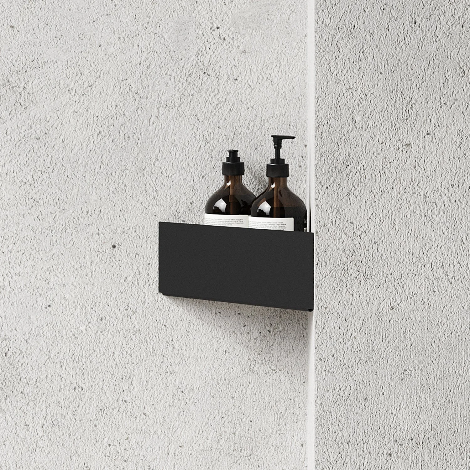 nichba | bath shelf corner | black - LC - Image 12