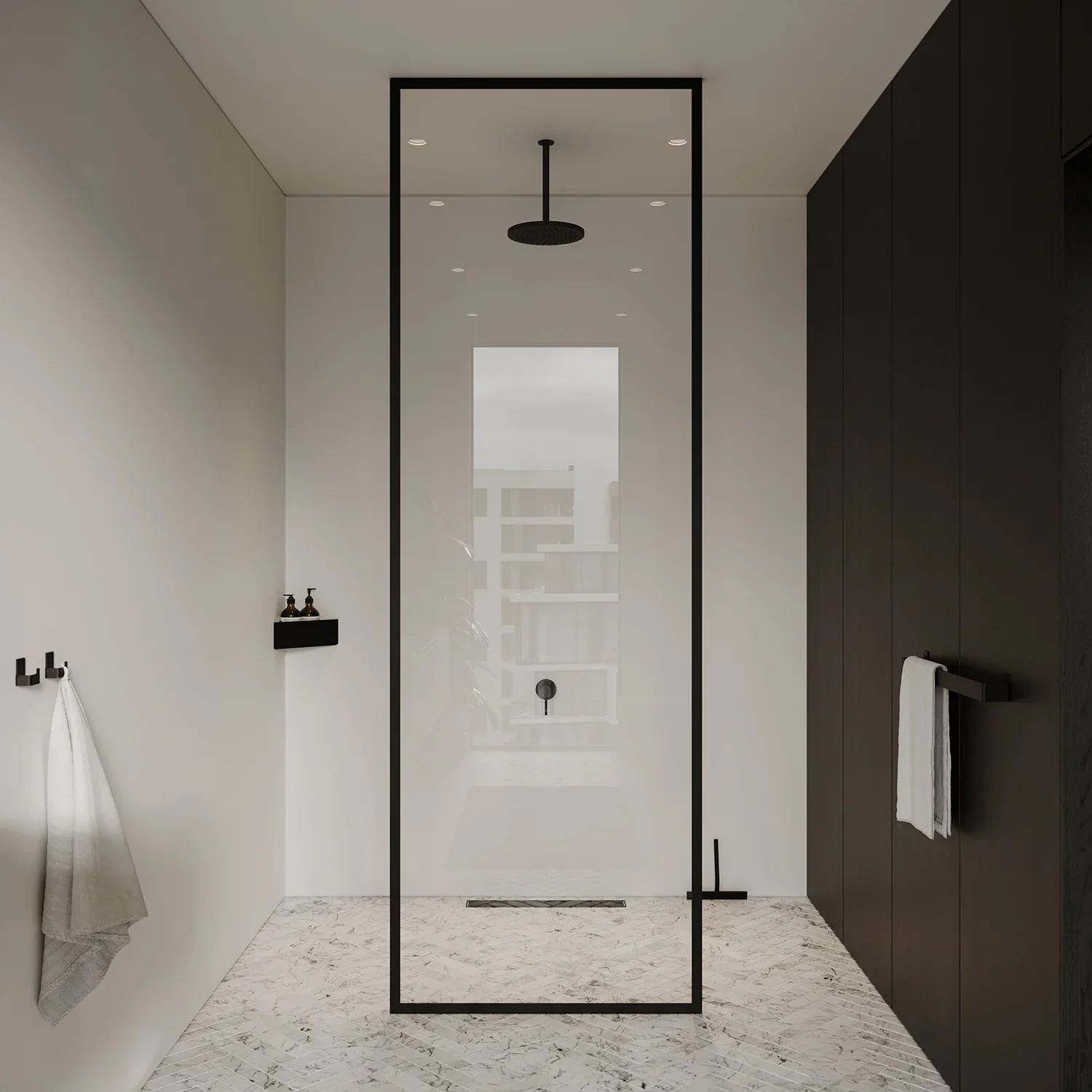 nichba | bath shelf corner | black - LC - Image 16