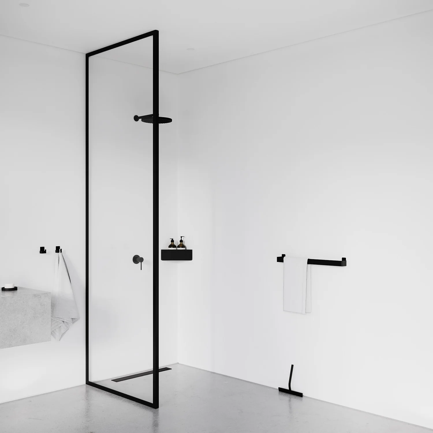 nichba | bath shelf corner | black - LC - Image 6