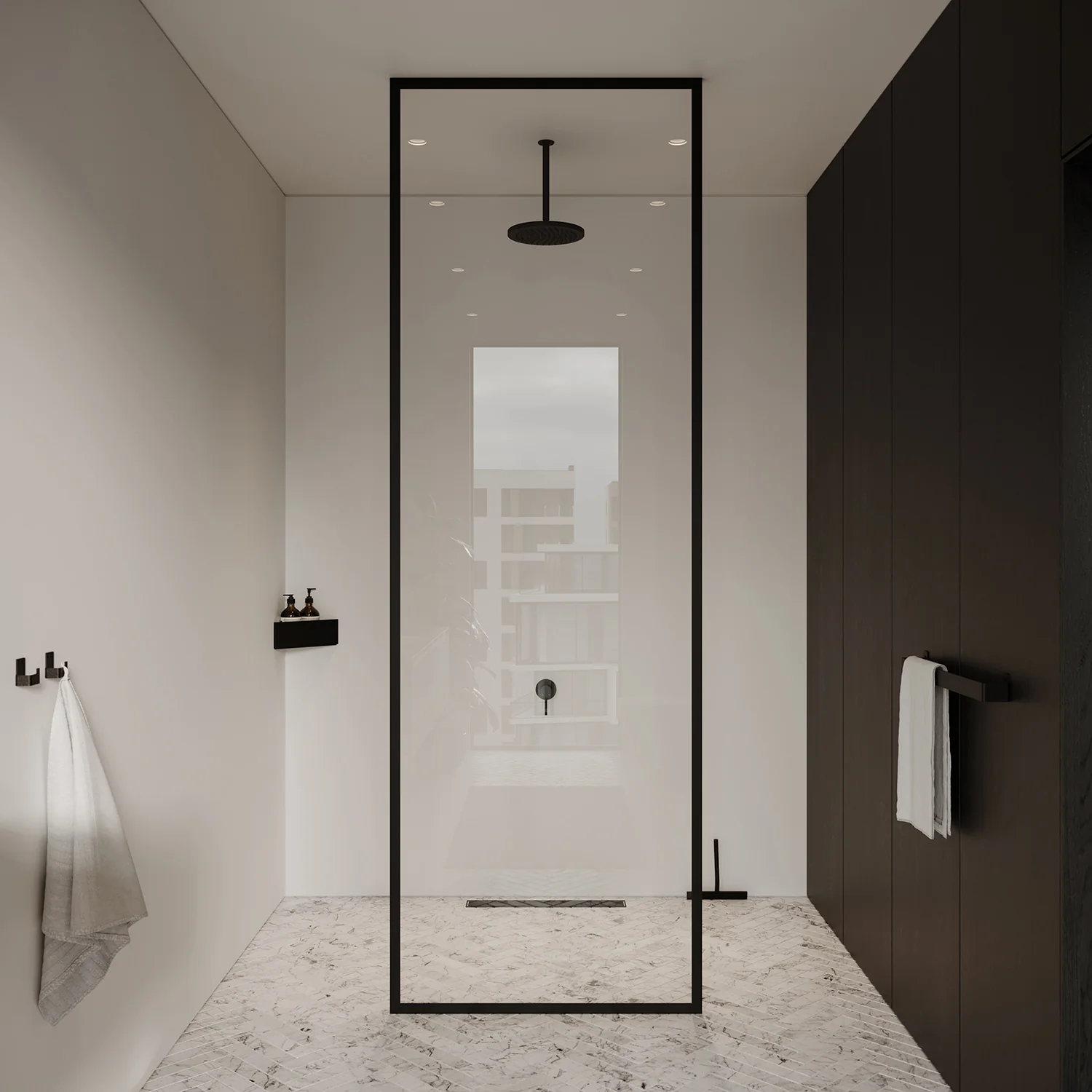 nichba | bath shelf corner | white - LC - Image 7