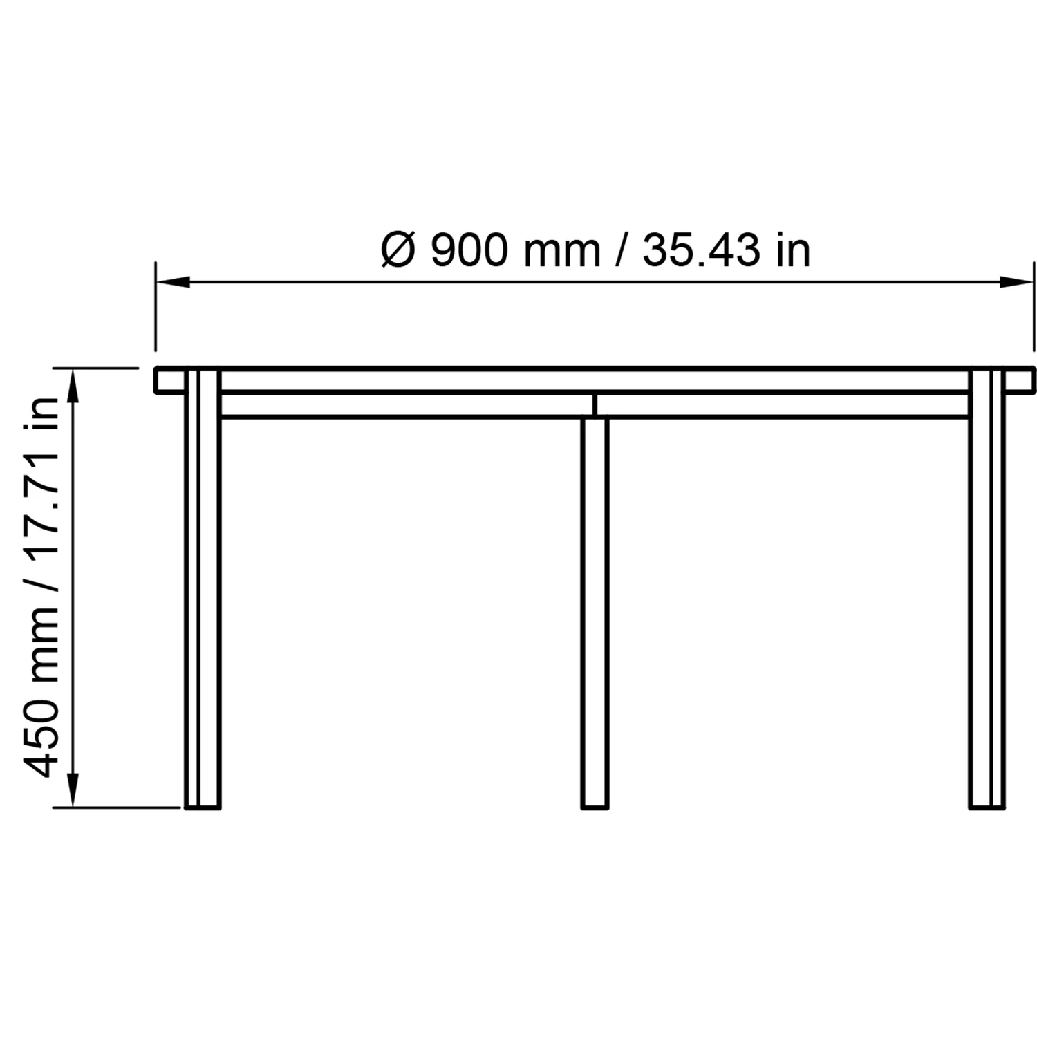nichba | coffee table | round 90cm - LC - Image 6