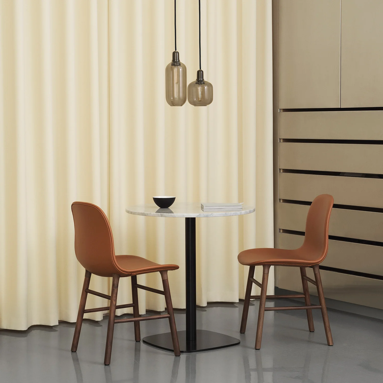 normann copenhagen | amp pendant lamp | smoke + black | small - EX DISPLAY - Image 11