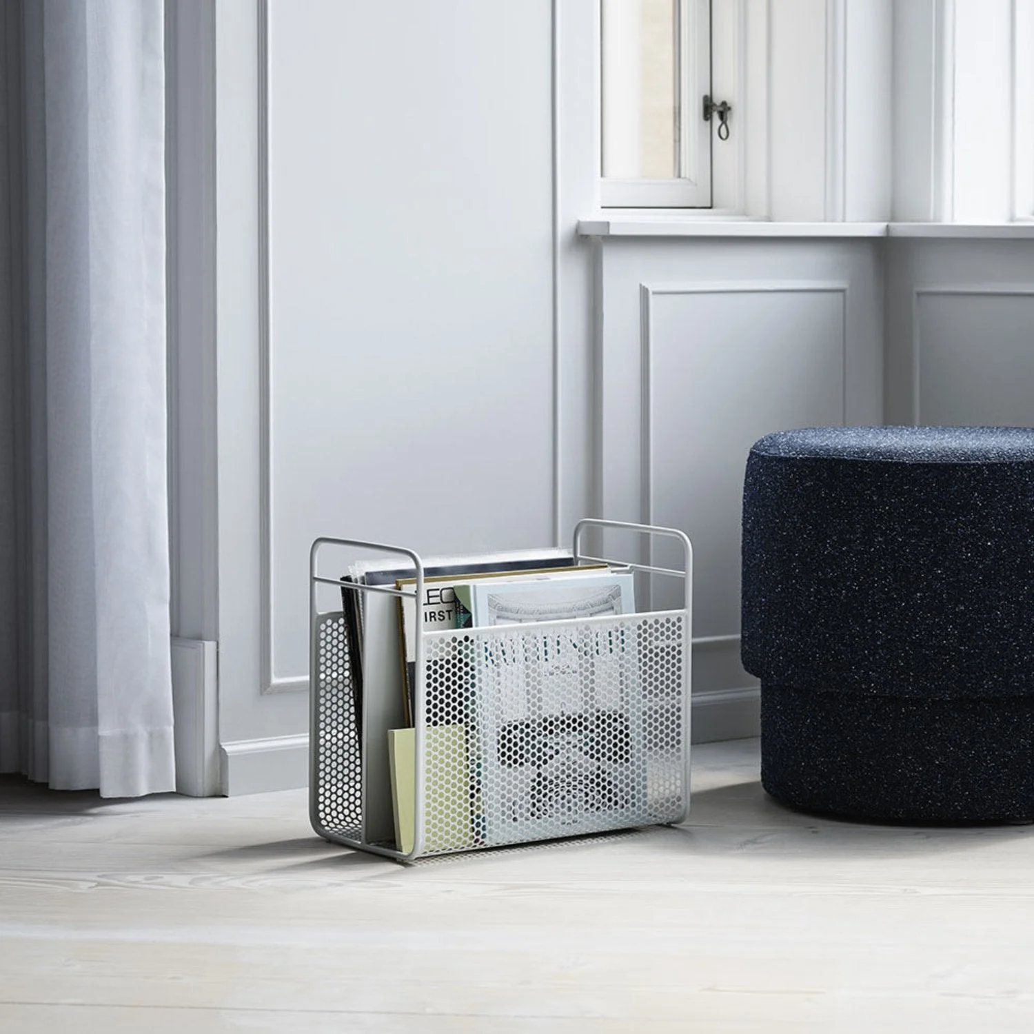 normann copenhagen | analog magazine rack | white - Image 2