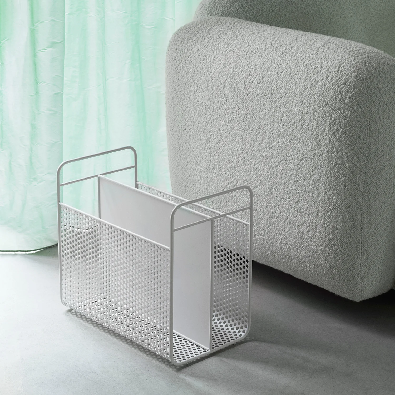 normann copenhagen | analog magazine rack | white - Image 3