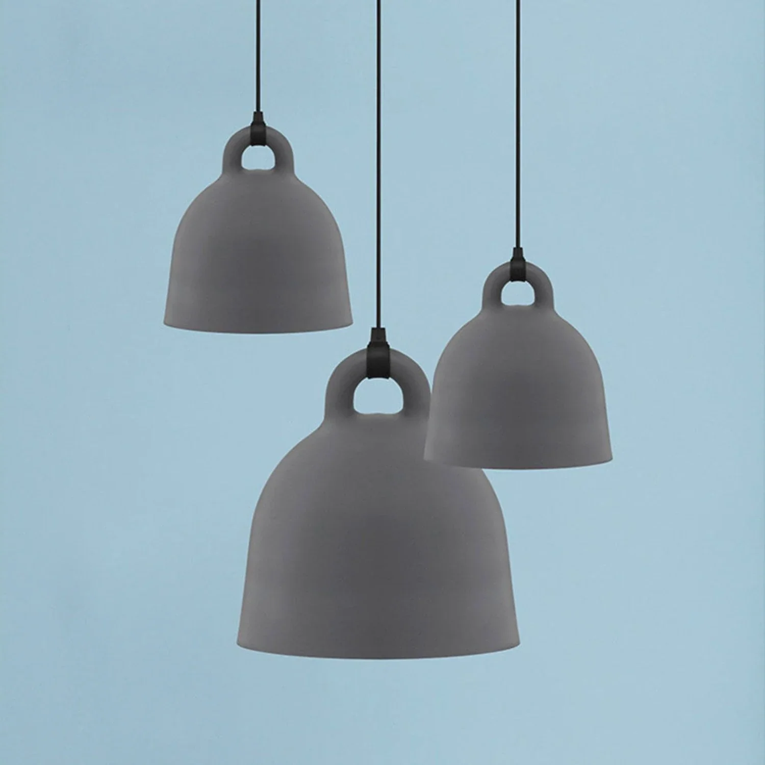 normann copenhagen | bell lamp | medium grey ~ DC - Image 13