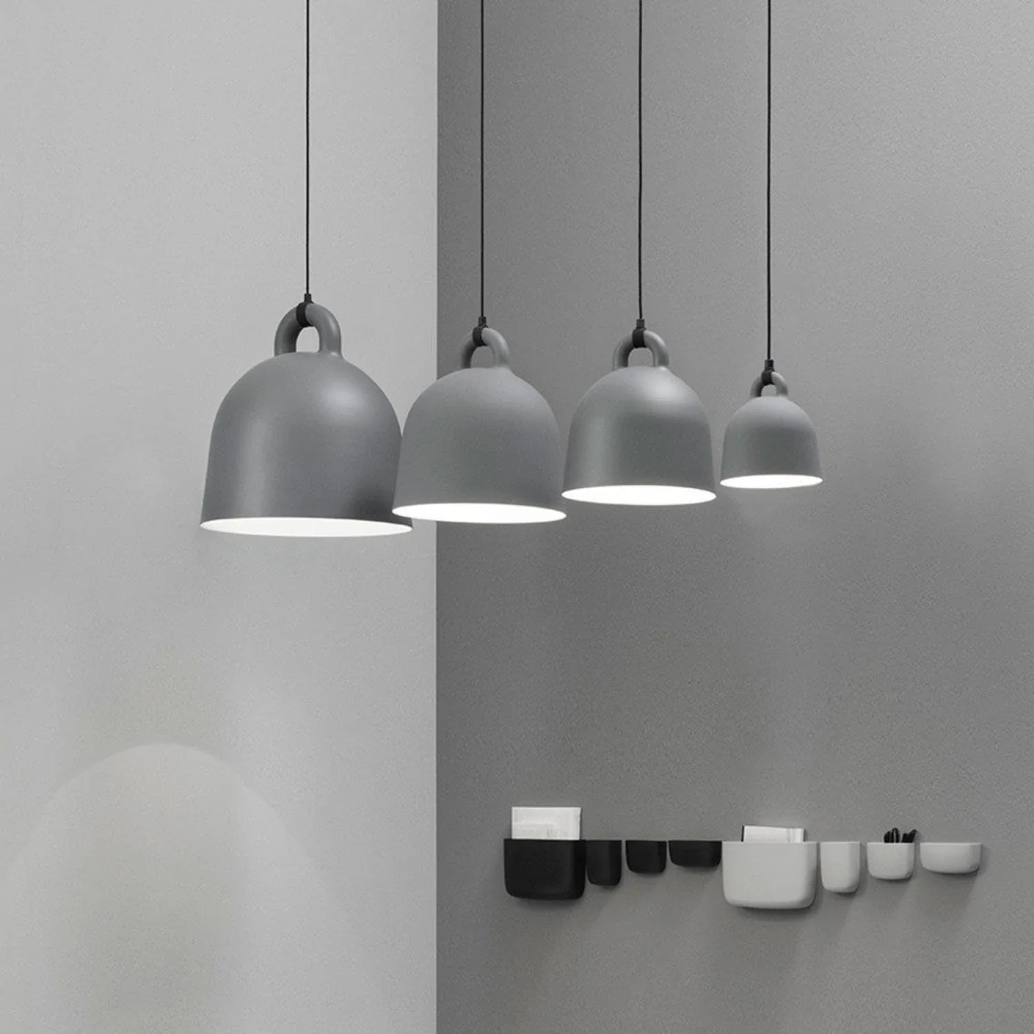 normann copenhagen | bell lamp | medium grey ~ DC - Image 15