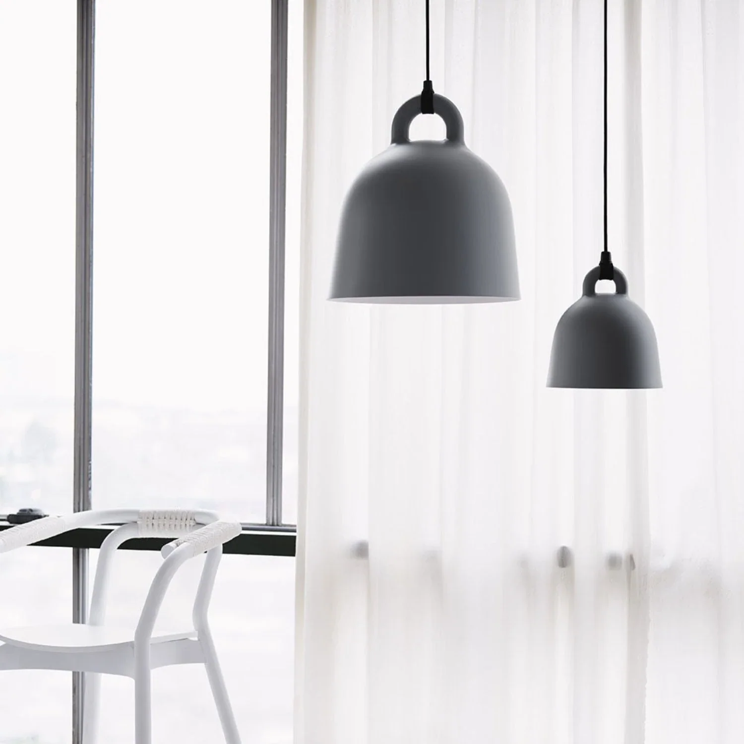 normann copenhagen | bell lamp | medium grey ~ DC - Image 28
