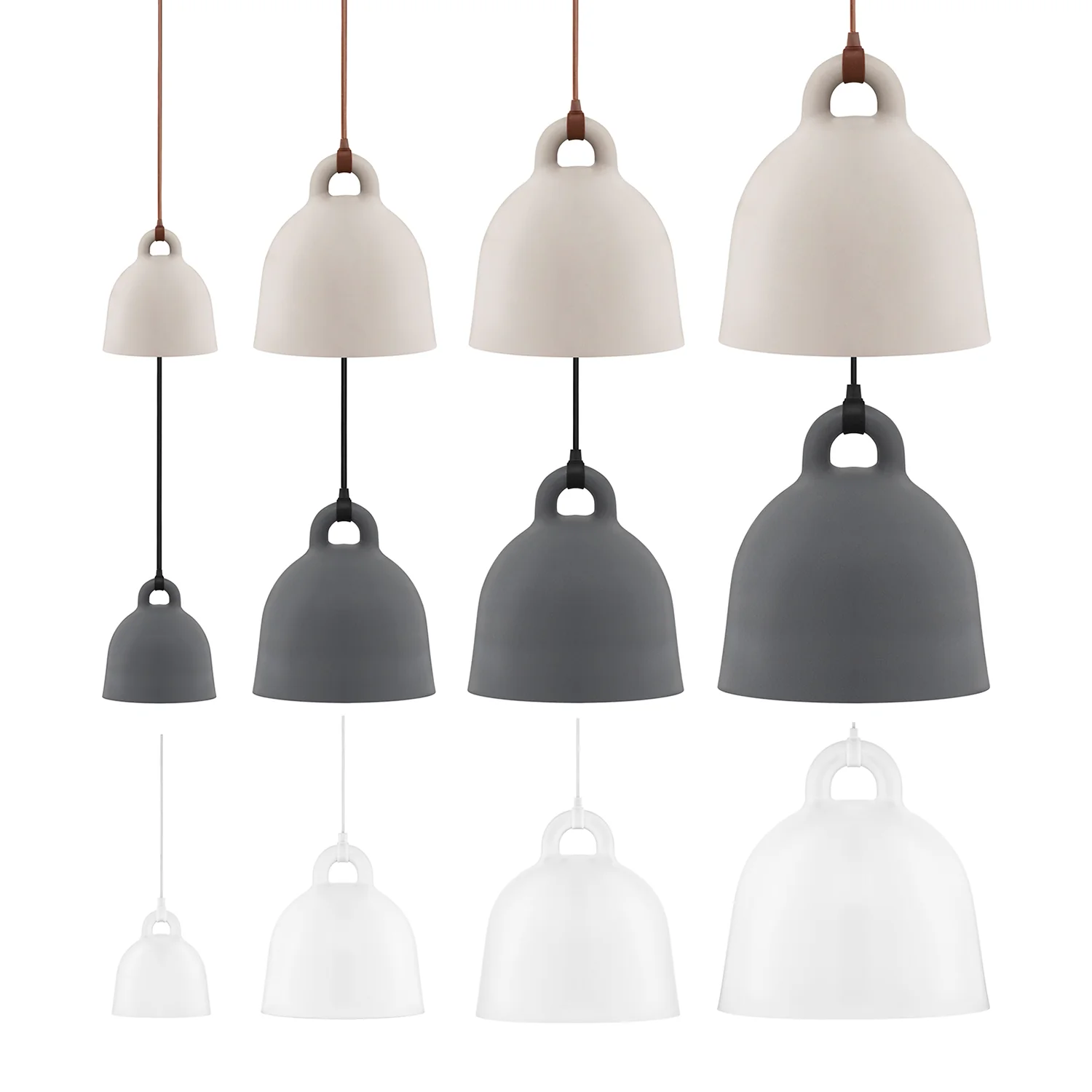 normann copenhagen | bell lamp | medium grey ~ DC - Image 9