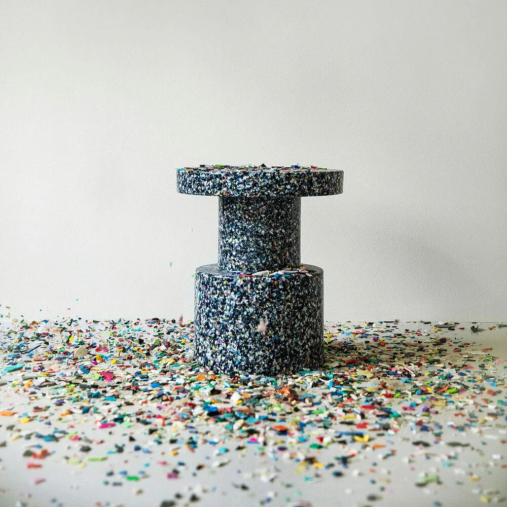 normann copenhagen | bit stool | black + multi - Image 10