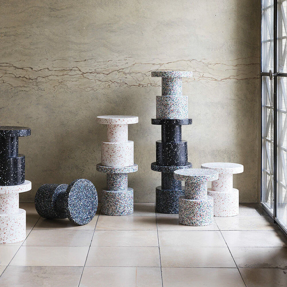normann copenhagen | bit stool | black + multi - Image 15