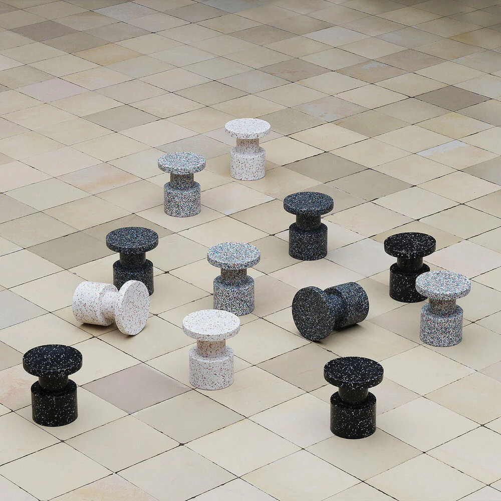 normann copenhagen | bit stool | black + multi - Image 16