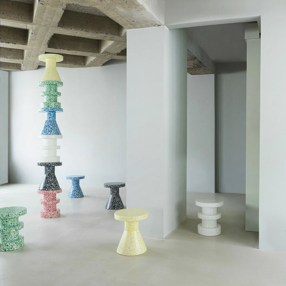 normann copenhagen | bit stool cone | black + white - Image 10