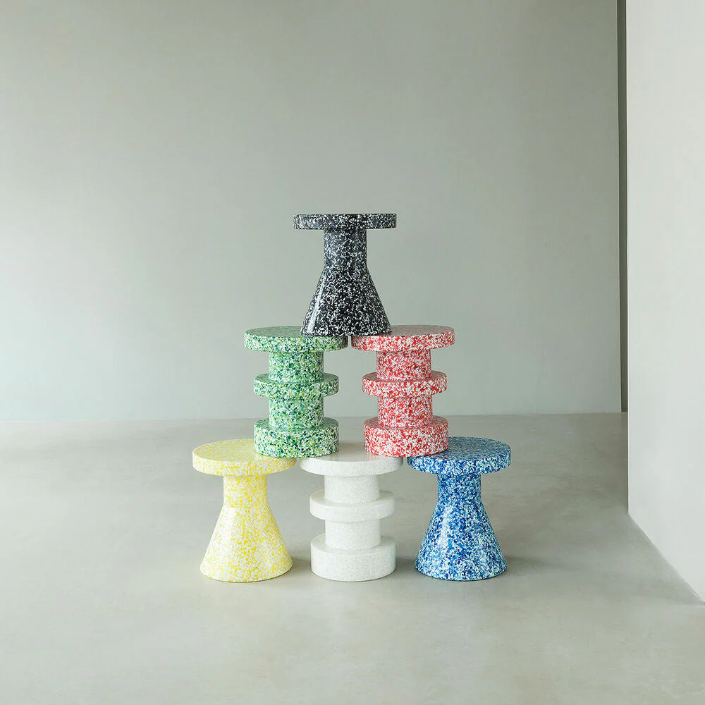 normann copenhagen | bit stool cone | black + white - Image 6