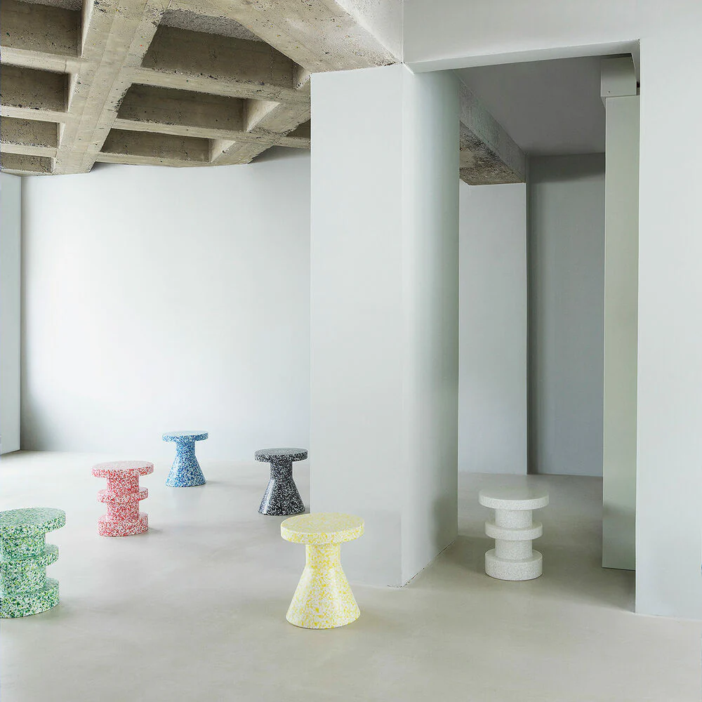 normann copenhagen | bit stool cone | black + white - Image 9