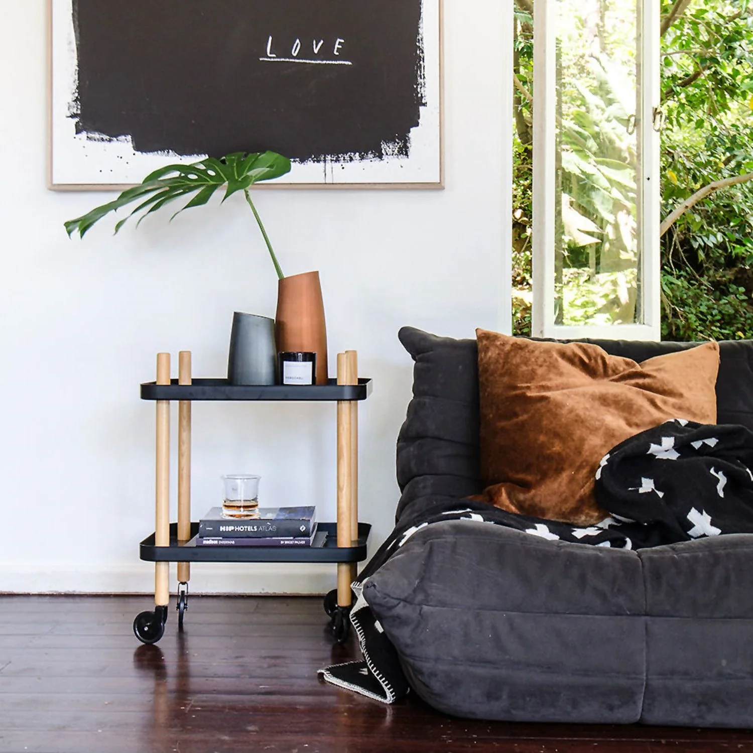 normann copenhagen | block table | black - Image 19
