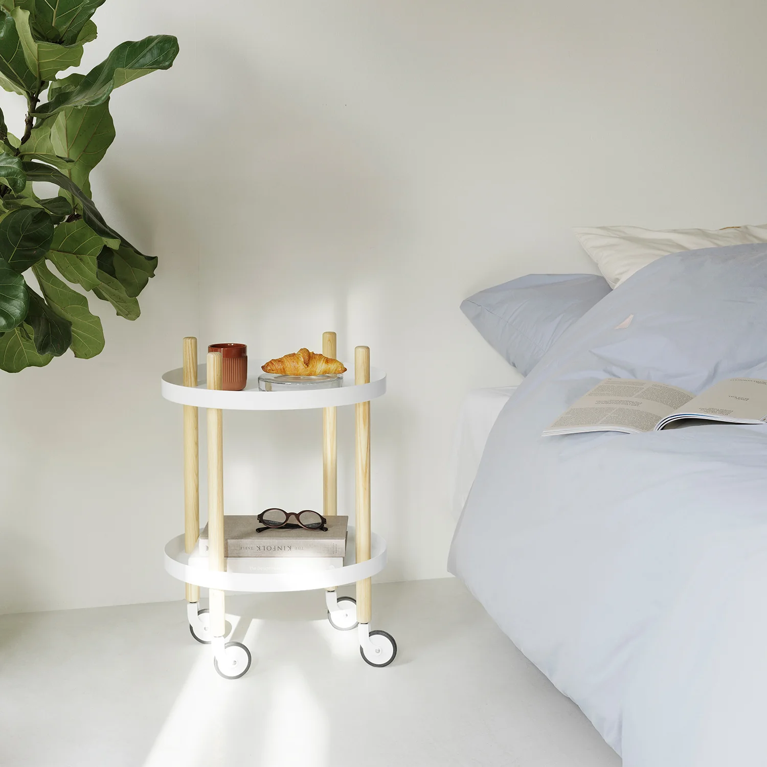 normann copenhagen | block table round | white - Image 3