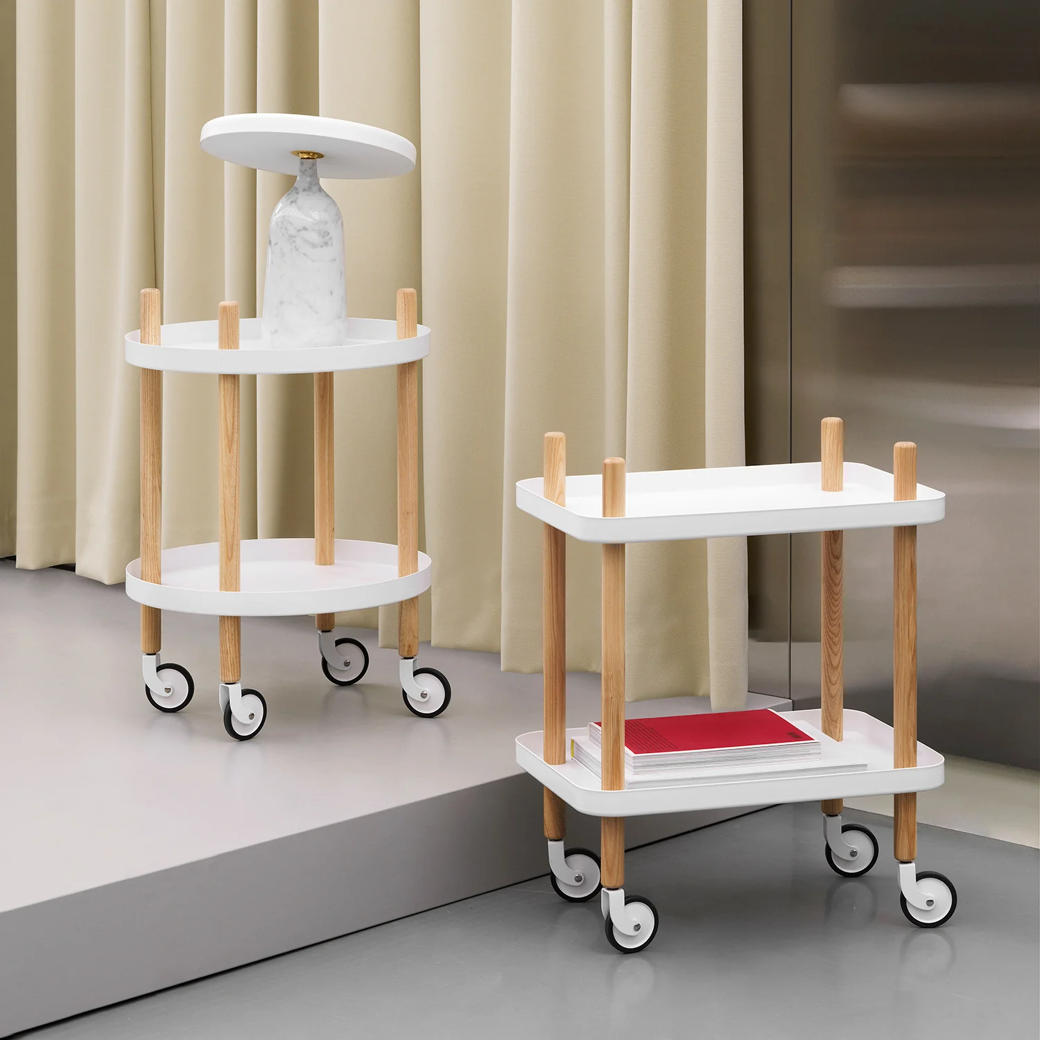 normann copenhagen | block table round | white - Image 8