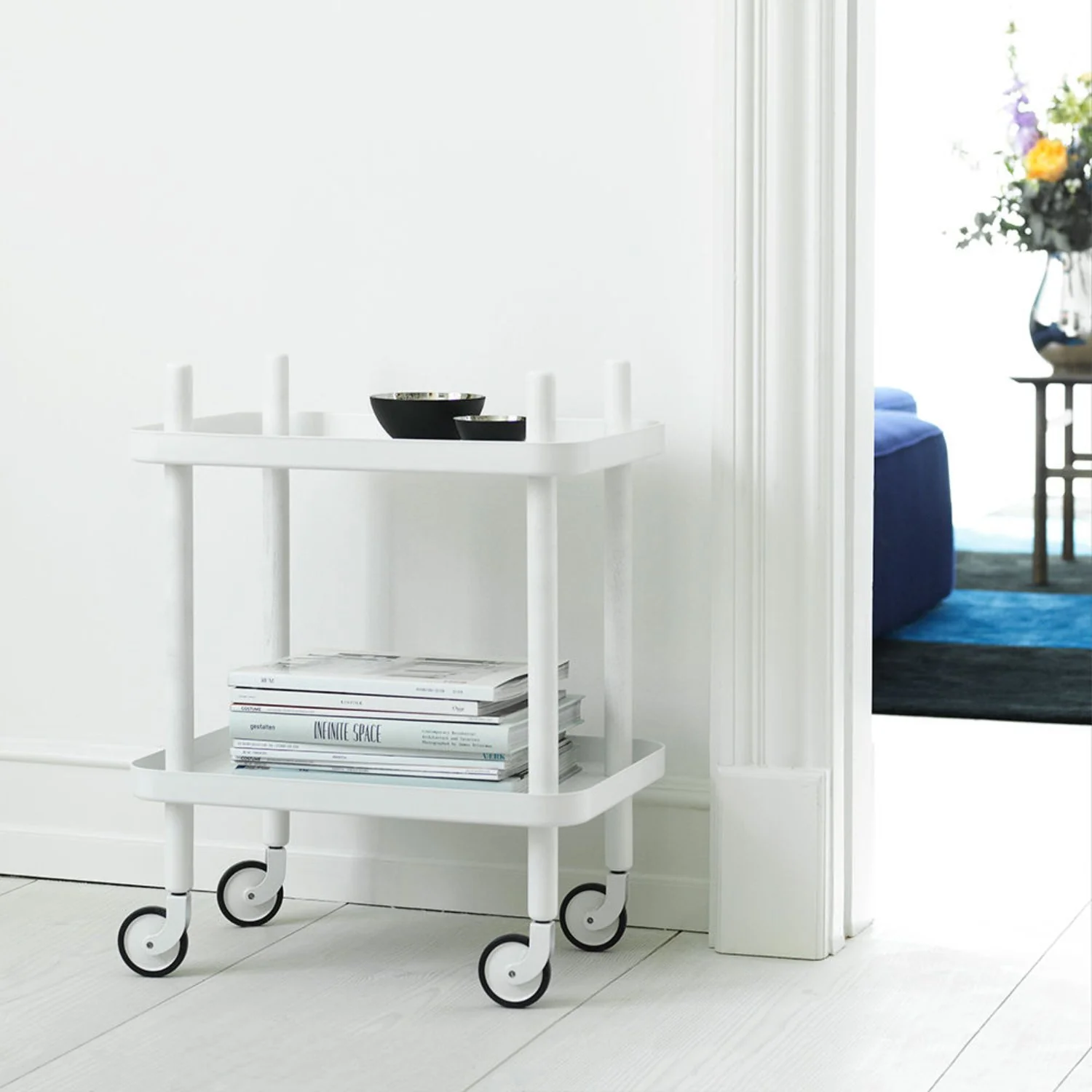 normann copenhagen | block table | white + white - Image 3
