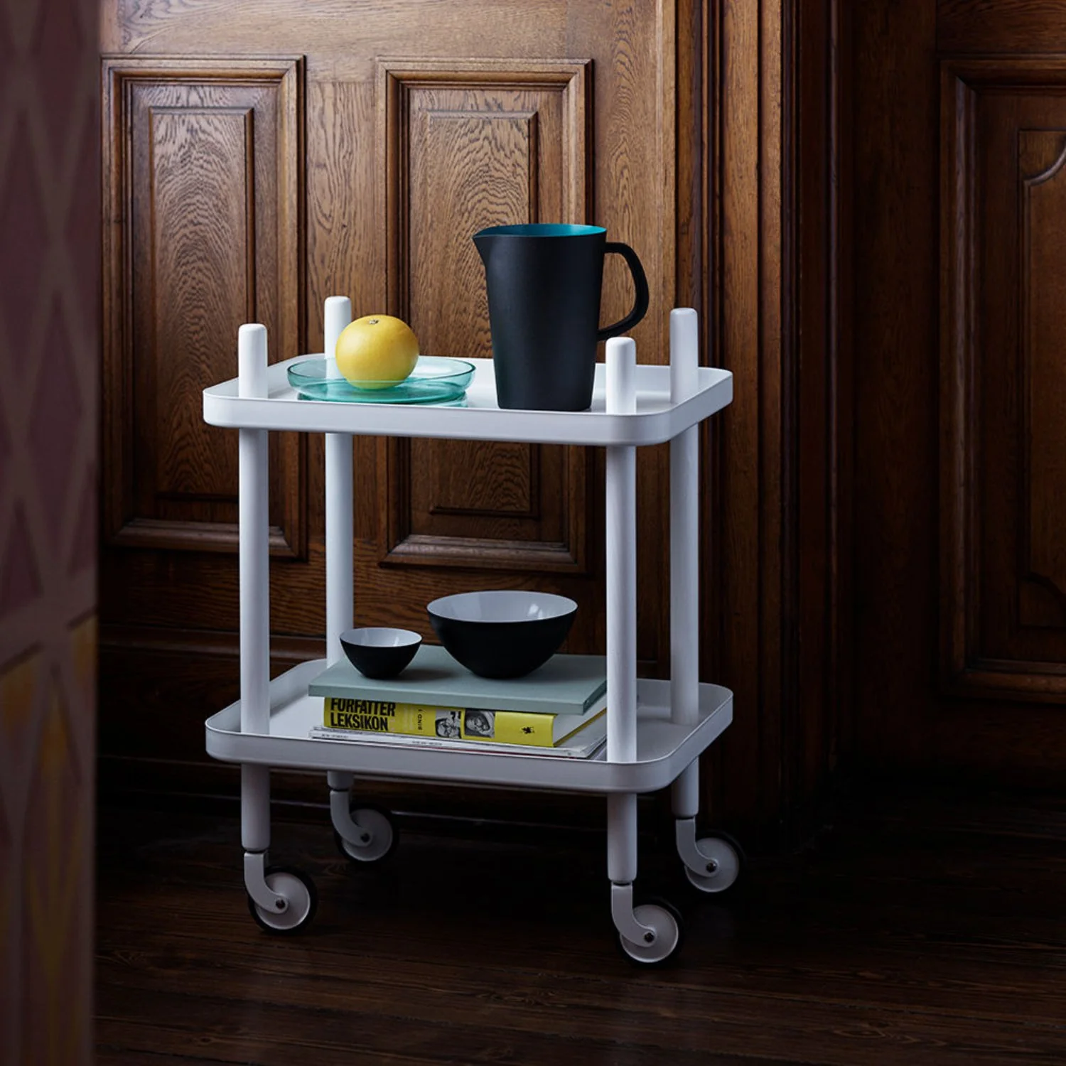 normann copenhagen | block table | white + white - Image 4