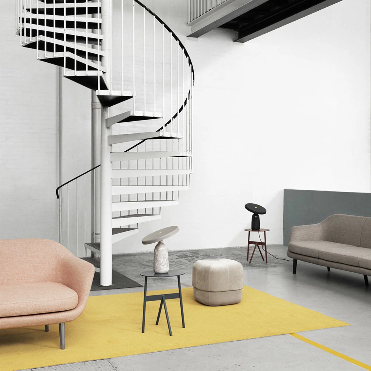 normann copenhagen | circus pouf | beige grey small - Image 4